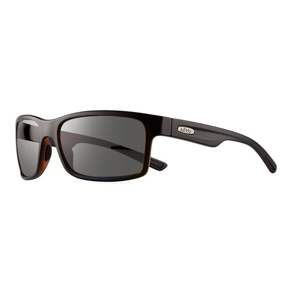 New REVO Crawler XL Black Polarised Wraparound RE 1071XL 01 GY Sunglasses Women - Picture 1 of 4